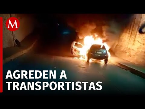 Queman vehículos en Chilpancingo, Guerrero, en ola de violencia contra transportistas