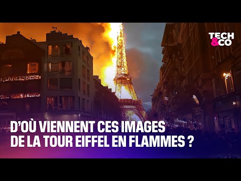 Ces images de la Tour Eiffel en flammes ont trompé des millions d'internautes du monde entier