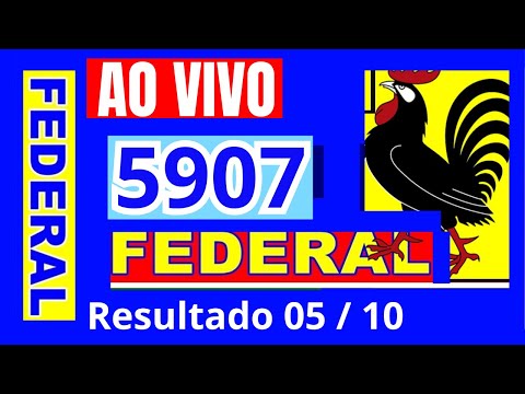 Resultado do Jogo do Bicho das 19 horas pela Loteria Federal 5907