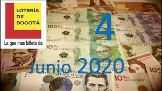 Como Ganar la Lotería de Bogotá para el día 04 de Junio de 2020