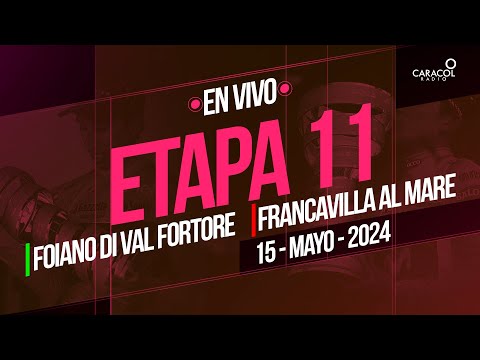 Giro de Italia 2024 EN VIVO: Etapa11/ de 207 kilómetros con llegada a FRANCAVILLA AL MARE