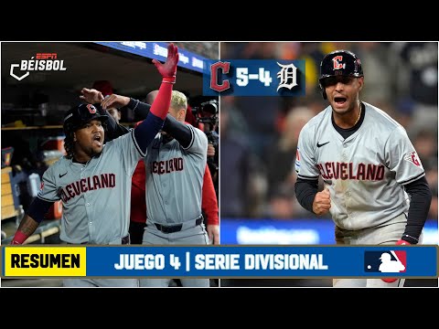 GUARDIANS logra dramático triunfo vs TIGERS. Obliga Juego 5 SERIE DIVISIONAL | ESPN Béisbol |Resumen