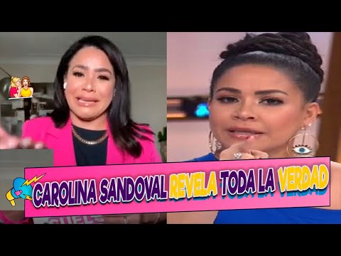 ??¡ CAROLINA SANDOVAL REVELA como la ? DESPIDIERON  de SUELTA LA SOPA ??