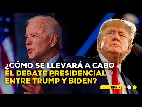 EE.UU.: Hoy se realizará el debate presidencial entre Donald Trump y Joe Biden