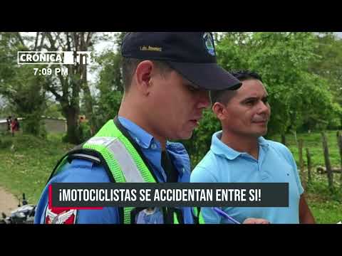 Presunto exceso de velocidad causó que un motociclista provocara accidente en Jalapa
