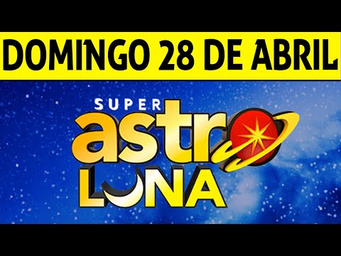 Resultado de ASTRO LUNA del Domingo 28 de Abril de 2024  SUPER ASTRO