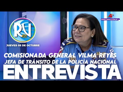 Comisionada General Vilma Reyes en la Revista En Vivo con Alberto Mora – 5 de octubre del 2023