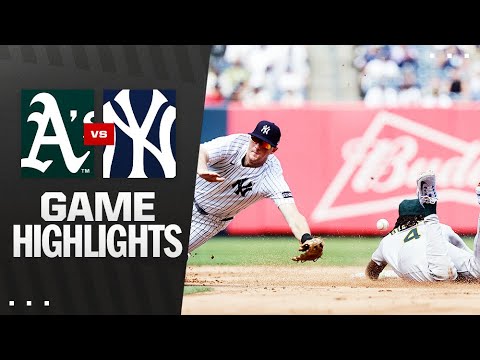 As vs. Yankees Game Highlights (6/28/25) | MLB Highlights