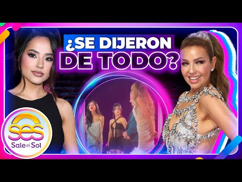 ¿Thalía se PELEA con Becky G en pleno escenario? | Sale el Sol