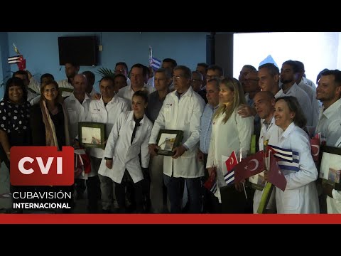 Cuba - Llega a Cuba brigada médica que brindó ayuda en Turquía luego de terremoto