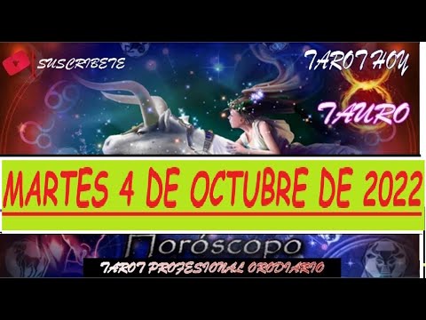 Horóscopo De Hoy ? Tauro ? Martes 4  de Octubre  De 2022 #horoscope + taurus today Orodiario SE