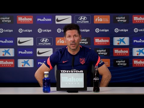 Simeone, entrenador del Atlético: Cuando termine la temporada, haremos análisis y autocrítica