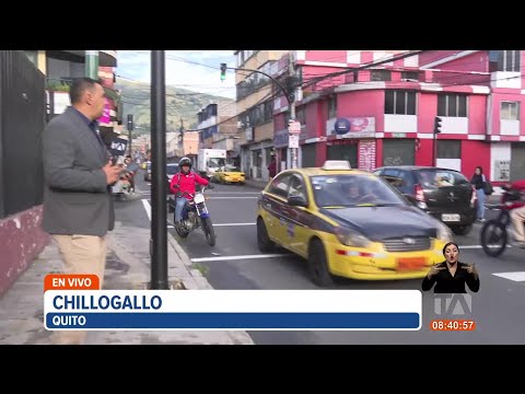 EPMMOP realiza la instalación de nueva semaforización en Chillogallo, sur de Quito