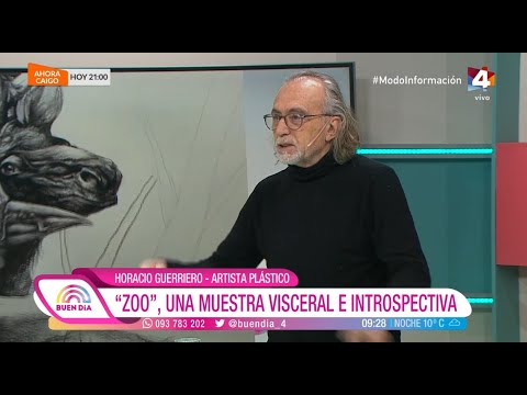 Buen Día - Horacio Guerriero presenta su muestra ZOO en el Museo Zorrilla