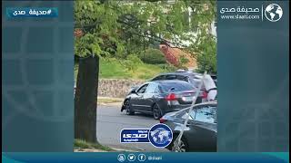 امرأة تمسك بزوجها يخونها والنهاية كارثية