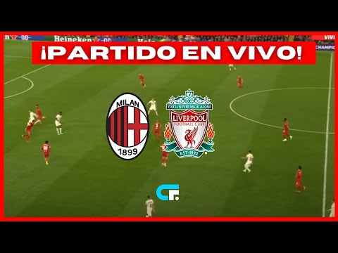 MILAN vs LIVERPOOL EN VIVO  CHAMPIONS LEAGUE  JUEGA LUIS DIAZ