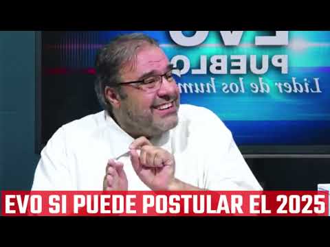 EVO MORALES SI PODRA SER CANDIDATO OPINIÓN DE CIDH LO RESPALDA DIO CONOCER ABOGADO IVANKOVIC