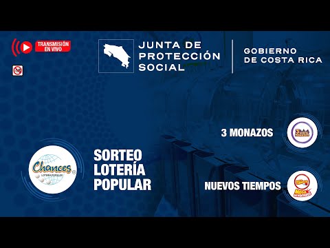 Sorteo Lotería Popular N°6.868, NT Rev y Mega Reventados N°21.695 y 3 Monazos N°4.121 / 26-07-24.