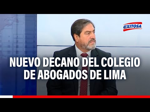 Raúl Canelo es elegido decano del Colegio de Abogados de Lima