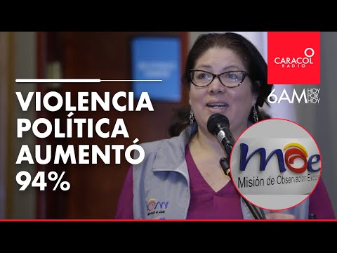 Violencia política aumentó 94% de cara a las elecciones regionales: MOE | Caracol Radio