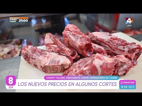 8AM - Nuevos precios en algunos cortes de carne