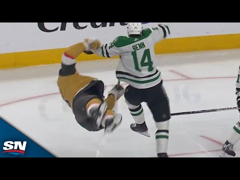 Brayden McNabb And Jamie Benn Dish Out Two HUGE Hits
