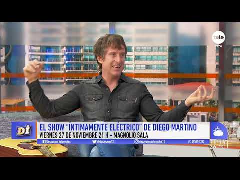 El show íntimamente eléctrico de Diego Martino