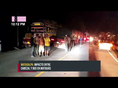 ¡Otro Más! Accidente de tránsito deja daños materiales en Matiguás-Río Blanco - Nicaragua