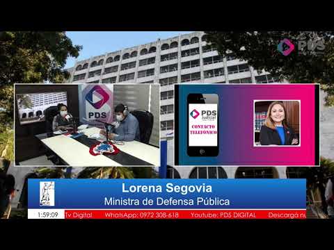 Estuvimos en comunicación con Lorena Segovia - Defensora General