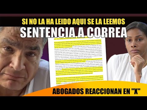 La sentencia por influjo psíquico a Rafael Correa