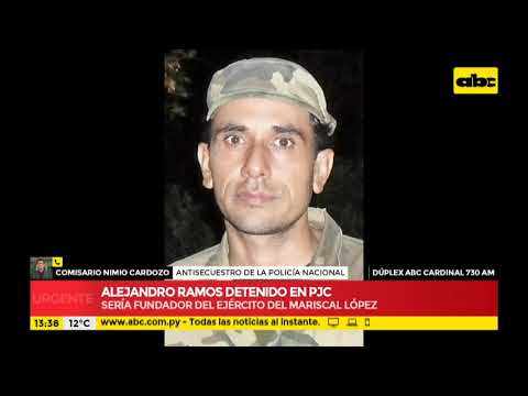 Alejandro Ramos habría sido detenido en Pedro Juan Caballero