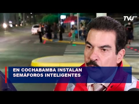 En Cochabamba instalan semáforos inteligentes