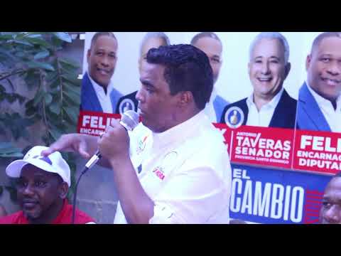Candidato a diputado Felix Encarnación recibe respaldo de más de mil personas la pasada semana