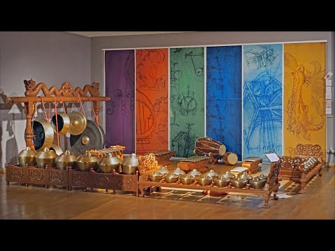 1 Hour relaxing Javanese gamelan music for gamelan vibration meditation
