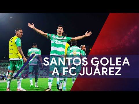 Santos Laguna golea a FC Juárez 5-1