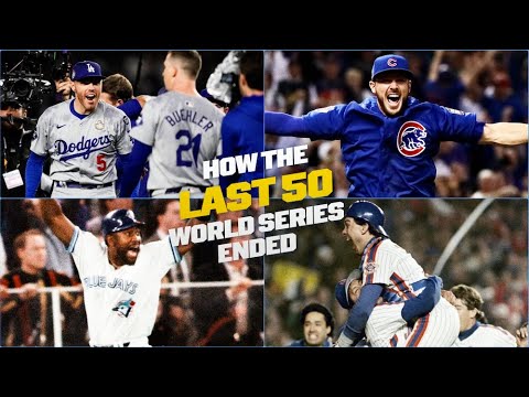 The FINAL OUT of EVERY World Series from the LAST 50 YEARS!