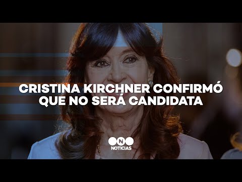 CRISTINA KIRCHNER CONFIRMÓ QUE NO SERÁ CANDIDATA - Telefe Noticias