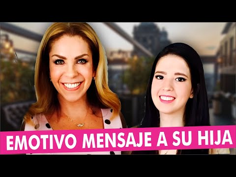 Rocío Sánchez Azuara COMPARTE EMOTIVO MENSAJE a su hija Daniela con a cinco años de su partida