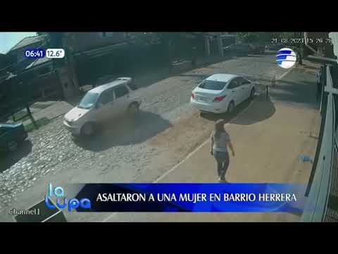 Asaltaron a una mujer en barrio Herrera de Asunción