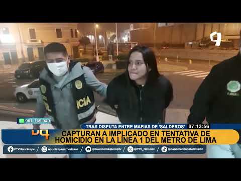 ¡Después de dos años! cae involucrado en intento de asesinato en la Línea 1 del Metro de Lima