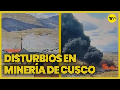 Cusco: Un grupo de manifestantes ingresaron a las instalaciones de la minería Antapaccay