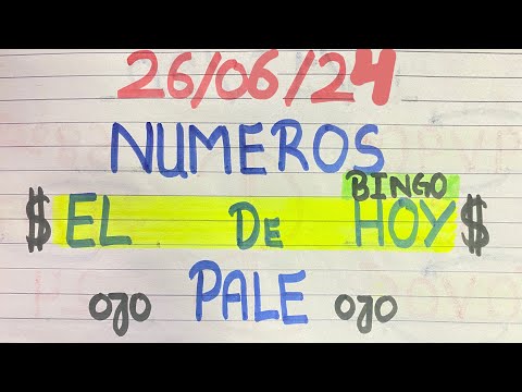 NUMEROS PERFECTO PARA HOY 26/06/24 DE JUNIO 2024 , NUMEROS PARA LOTERIAS