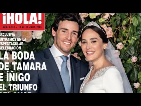Filtran vestido de novia y boda de Tamara Falcó e Íñigo Onieva y revientan EXCLUSIVA MILLONARIA
