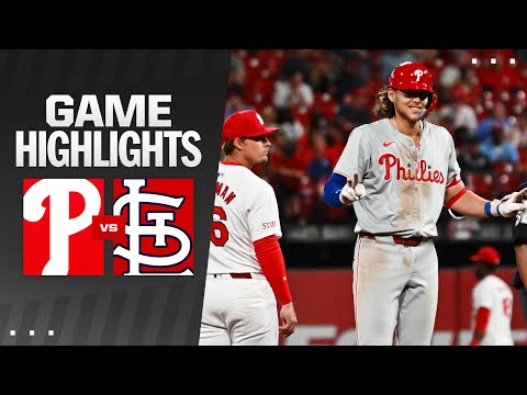 Phillies vs. Cardinals Game Highlights (4/8/24) | MLB Highlights