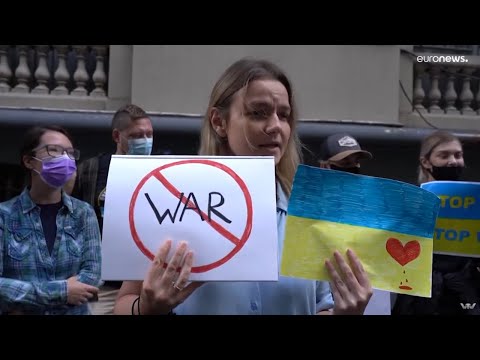 Conflicto Internacional: Realizaron manifestaciones en varias ciudades europeas en apoyo a Ucrania