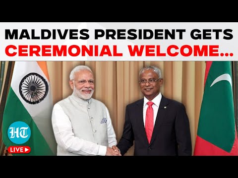 Muizzu In India LIVE | PM Modi At Ceremonial Welcome For Maldives President At Rashtrapati Bhavan