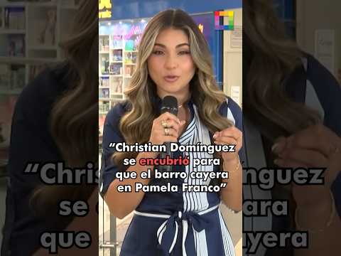 Andrea Arana: “Christian Domínguez se encubrió para que el barro cayera en Pamela Franco”  #udm