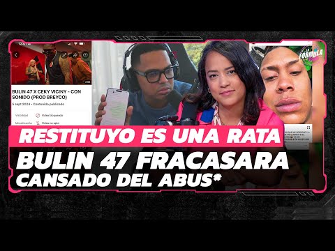 El caso de Bulin 47 con Restituyo *ES UNA RATA*  KENNY VALDEZ LO CUENTA TODO SOBRE ESTE CASO