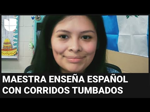 Al ritmo de Peso Pluma y Juan Luis Guerra, maestra usa música para enseñarle español a sus alumnos