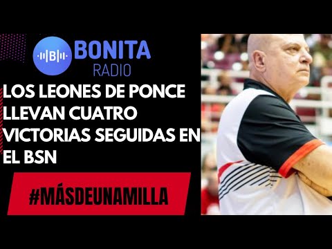 MDUM Los Leones de Ponce llevan cuatro victorias seguidas en el BSN